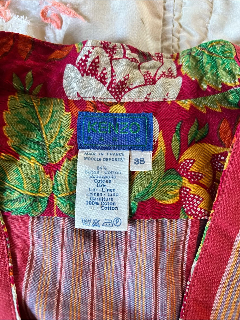 Vintage 1985 Kenzo Wrap Blouse - Picture 5 of 9